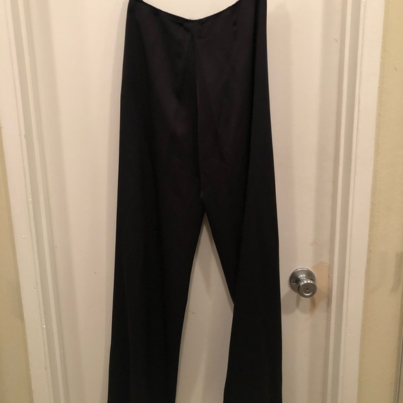 CHANEL 100% Silk Black Pants - Picture 3 of 10
